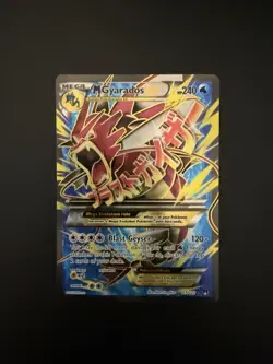 Pokemon Mega M Gyarados EX Full Art Ultra Holo Rare Card 115/122 Breakpoint - Image 1