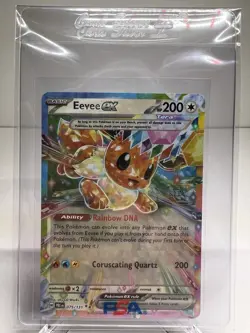 Eevee EX 075/131 Full Art Holo Rare SV: Prismatic Evolutions NM Pokemon TCG - Image 1