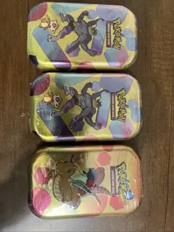 Pokemon Scarlet & Violet 151 Mini Tin Factory Sealed Brand New Set of 3 - Image 1