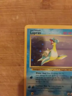 Lapras 10/62 Holo Fossil Set Pokemon Card WOTC LP-NM - Image 3
