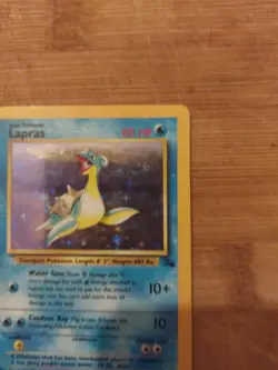 Lapras 10/62 Holo Fossil Set Pokemon Card WOTC LP-NM - Image 4