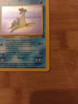Lapras 10/62 Holo Fossil Set Pokemon Card WOTC LP-NM - Image 5