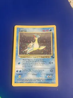 Pokemon Lapras (10/62) Fossil LP HOLO - Image 1
