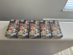 5 Sealed Japanese Pokemon Shiny Treasure EX Booster Boxes (US seller), 5 BOXES - Image 1