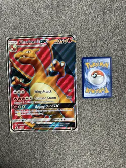 Pokemon TCG Charizard-GX Sun Moon SM60 Holo Promo JUMBO - Image 1