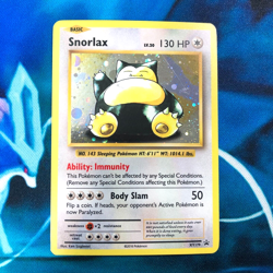 Snorlax - XY179 - Black Star Holo Rare Promo XY - Pokemon Card - LP - Image 1