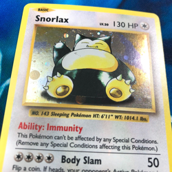 Snorlax - XY179 - Black Star Holo Rare Promo XY - Pokemon Card - LP - Image 2