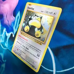 Snorlax - XY179 - Black Star Holo Rare Promo XY - Pokemon Card - LP - Image 4
