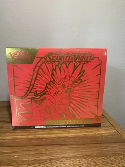 Elite Trainer Box Scarlet & Violet ETB Pokemon Koraidon Red New Sealed - Image 1