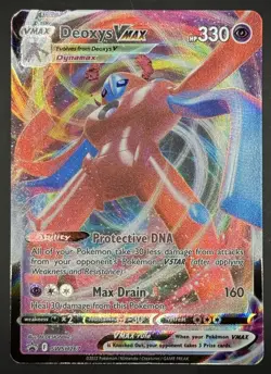 Pokemon TCG Deoxys Vmax Full Art Promo Sword and Shield SWSH267 NM - Image 1