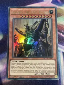 Yu-Gi-Oh! TCG Anubis The Last Judge MZTM-EN003 Ultra Rare NM/M - Image 1