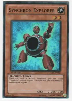 Synchron Explorer - 5DS3-EN005 - Super Rare - 1st Edition PL/MP YuGiOh! Starter - Image 1