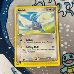 Swablu 75/97 Non Holo EX Dragon Pokemon Card Vintage 2003 NM - Image 1