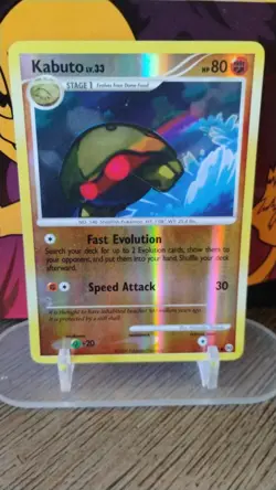 KABUTO LV. 33 Arceus Platinum Series POKEMON Reverse Holo Trading Card 67/99 - Image 1