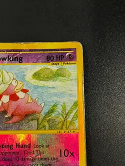 Slowking 34/147 - Aquapolis Reverse Holo Rare Vintage Pokemon Card DMG e-Reader - Image 4