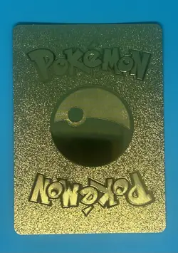 Pokemon Gold Foil Fan Art Card PIKACHU - Image 2