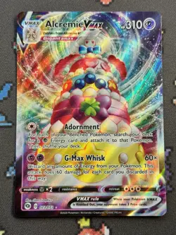 Alcremie V 022/073 Champions Path NM Ultra Rare Full Art Holo Pokemon TCG Card - Image 1