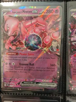Pokemon TCG Team Rocket's Mewtwo EX Card Collection Set - Image 5