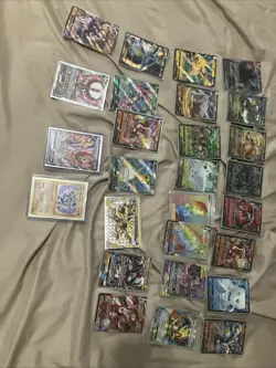 Pokemon TCG V card ULTRA RARE LOT of 20 cards No Duplicates. - Image 1