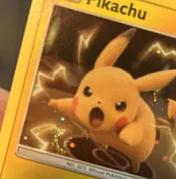 Pikachu SM227 Holo Pokemon Card Black Star Promo 2019 LP/MP Galaxy Swirls - Image 5