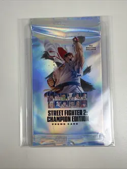 Street Fighter 2 Champion Edition Promo Card SEALED Pack PSA Magazine Promo Ryu - Image 2
