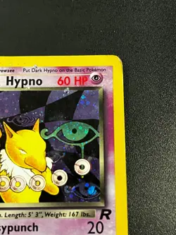 Dark Hypno 9/82 - Team Rocket Vintage Holo Rare Pokemon TCG Card MP - Image 4