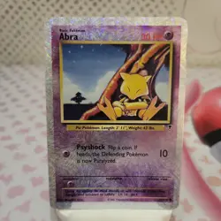 Pokemon TCG - Abra 67/110 - Legendary Collection 2002 - Reverse Holo Card - Image 1