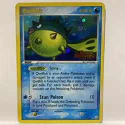 Reverse-Holo Pokemon QWILFISH Card EX TEAM ROCKET RETURNS Set 27/109 Rare LP/MP - Image 1