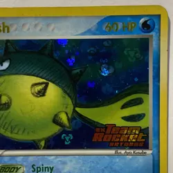 Reverse-Holo Pokemon QWILFISH Card EX TEAM ROCKET RETURNS Set 27/109 Rare LP/MP - Image 4