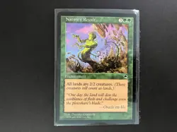 NATURE'S REVOLT Card from Tempest Magic the Gathering 1997 MTG Vintage Green - Image 1