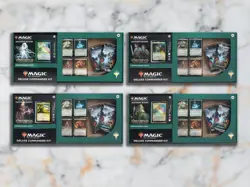 MTG LOTR Deluxe Commander Kit - SEALED Set of 4 Decks (Elven/Food/Mordor/Riders) - Image 1