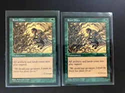 2 x ROOT MAZE Cards from Tempest Magic the Gathering 1997 MTG Vintage Green - Image 1