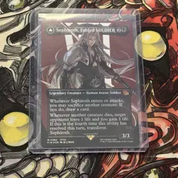 Sephiroth, Fabled Soldier Borderless Foil, MTG Single, FIN 0382 Mythic Near Mint - Image 3