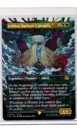 MTG Magic The Gathering FIN Final Fantasy Borderless 346 Jenova Ancient Calamity - Image 1
