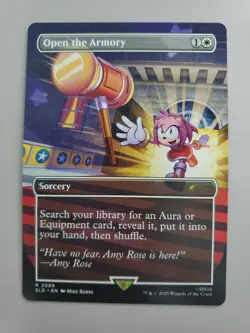 MTG Open the Armory (2089) Secret Lair Drop Borderless Rare - Image 1