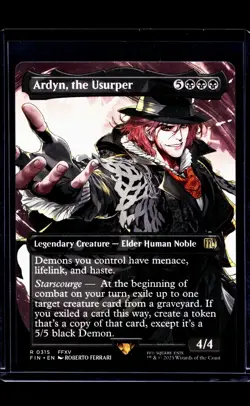 2025 MTG Magic the Gathering FIN Final Fantasy Borderless #315 Ardyn the Usurper - Image 1