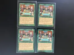 4 x REAP Cards from Tempest Magic the Gathering 1997 MTG Vintage Green - Image 1
