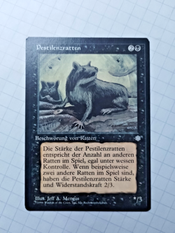 MTG Pestilence Rats (Pestilenxratten) Ice Age Regular Common - Uncirculated - Image 1