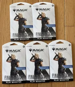 5x Magic The Gathering Final Fantasy Play Booster Sleeved Pack (Lot of 5) MTG - Image 1