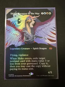 MTG Shiko, Paragon of the Way (Borderless Foil) Tarkir: Dragonstorm - Image 1