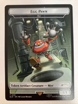 Egg Pawn - Myr Token (Regular) - 2101 / NM / English MTG - Image 1