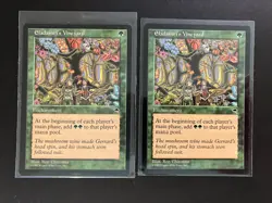 2 x ELADAMRI'S VINEYARD from Tempest Magic the Gathering 1997 MTG Vintage Green - Image 1