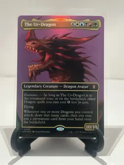 MTG The Ur-Dragon Foil Borderless Card CMM 0689 Commander Masters - Image 1