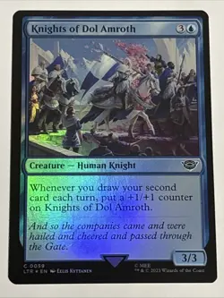 MTG Lord of the Rings Knights of Dol Amroth Foil 0059 NM - Image 1