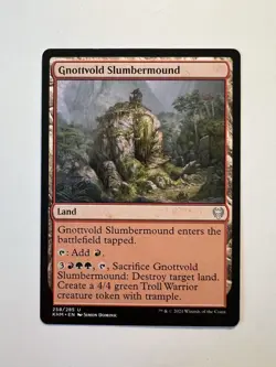Gnottvold Slumbermound - MTG Kaldheim - NM - Image 1