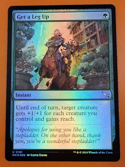 1x Get a Leg Up | FOIL | Murders at Karlov Manor | MTG Magic Cards - Image 1