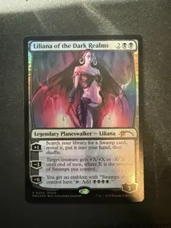 Liliana of the Dark Realms FOIL Promo Rare MTG Bloomburrow Tin Magic 2024 - Image 1