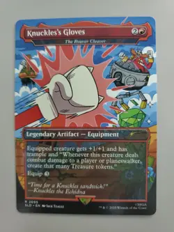 MTG Knuckles's Gloves (The Reaver Cleaver) Secret Lair Drop Borderless Rare - Image 1