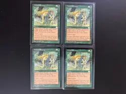 4 x GAEA'S BLESSING from Weatherlight Magic the Gathering 1997 MTG Vintage Green - Image 1