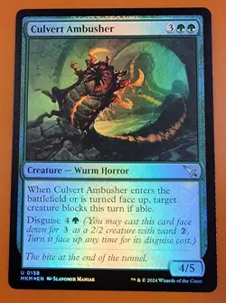 1x Culvert Ambusher | FOIL | Murders at Karlov Manor | MTG Magic Cards - Image 1